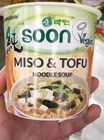 Mängden socker i Miso and tofu