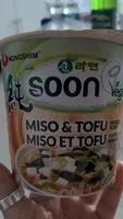 Mängden socker i Soon miso and tofu noodle soup