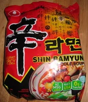 Mängden socker i Noodle soup
