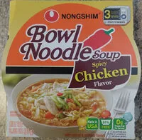 Mängden socker i Bowl Noodle Soup, Spicy Chicken flavor