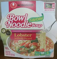 Mängden socker i Savory bowl noodle soup, lobster