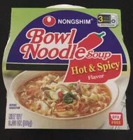 Mängden socker i Bowl Noodle Soup Hot & Spicy Flavor