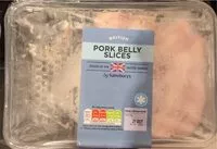Mängden socker i Pork belly slices