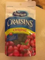 Mängden socker i Sweetened dried cranberries