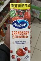 Mängden socker i Cranberry and Strawberry