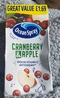 Mängden socker i Crandberry and apple