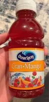 Mängden socker i Cran-Mango, Cranberry Mango Juice Drink From Concentrate