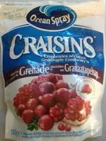 Mängden socker i Cranberries séchées