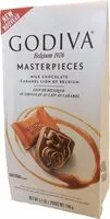 Mängden socker i Godiva masterpieces milk chocolate caramel lion