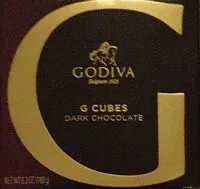 Mängden socker i G cubes, Godiva Dark Chocolate