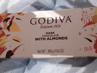 Mängden socker i Barra De Chocolate Godiva Amargo Com Amêndoas