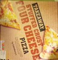 Mängden socker i Takeaway stuffed crust four cheese pizza