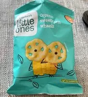 Mängden socker i Organic sweetcorn wheels