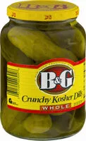 Mängden socker i Crunchy Kosher Dills