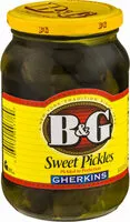 Mängden socker i Gherkins Sweet Pickles