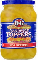 Mängden socker i Sandwich Toppers, Hot Peppers
