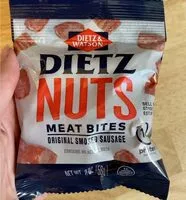 Mängden socker i Dietz Nuts Meat Bites