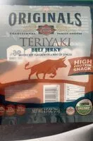 Mängden socker i Teriyaki beef jerky