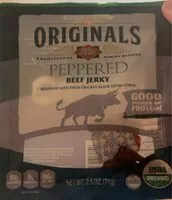 Mängden socker i originals peppered beef jerky