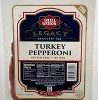 Mängden socker i Turkey Pepperoni