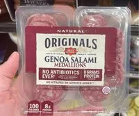 Mängden socker i Genoa Salami medallions