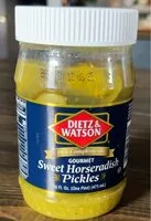 Mängden socker i Sweet horseradish pickles