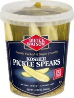 Mängden socker i Kosher pickle spears