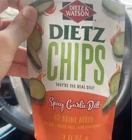 Mängden socker i Dietz & Watson Dietz Chips