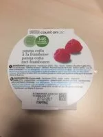 Mängden socker i Panna cotta à la framboise