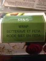 Mängden socker i Wrap Betterave Feta
