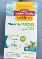 Mängden socker i Clear and focus