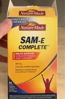 Mängden socker i Sam-E Complete