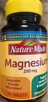 Mängden socker i Magnesium