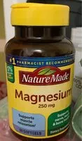 Mängden socker i Magnesium