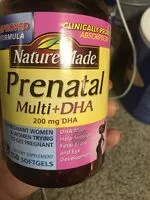 Mängden socker i Nature Made Prenatal Multi+dha 200MG Softgels, 150 CT