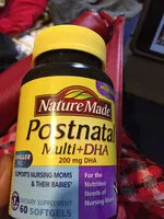 Mängden socker i Postnatal Vitamins