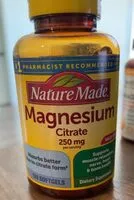Mängden socker i Magnesium citrate