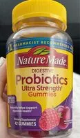 Mängden socker i Digestive Probiotics Ultra Strength Gummies