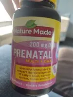 Mängden socker i nature made  prenatal multi dha