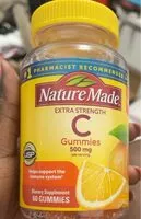 Mängden socker i Extra strength vitamin c