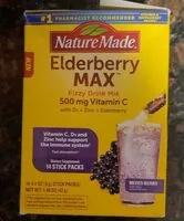 Mängden socker i Elderberry Max 500mg Vitamin C