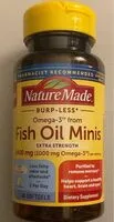 Mängden socker i Fish Oil Minis