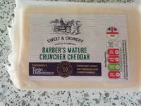 Mängden socker i Taste the Difference Barber's Mature Cruncher Cheddar