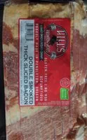 Mängden socker i double smoked thick sliced bacon