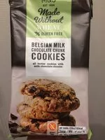 Mängden socker i Belgian Milk Chocolate Chunk Cookies