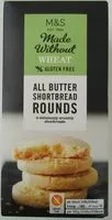 Mängden socker i Made Without Wheat All Butter Shortbread Rounds
