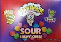 Mängden socker i Chewy Cubes 6 Assorted Flavors