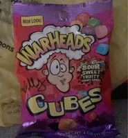 Mängden socker i Warheads cubes