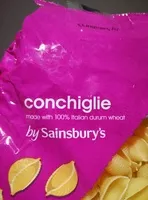 Mängden socker i Conchiglie