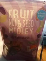 Mängden socker i Fruit Nut & Seed Medley